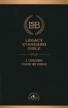 LSB 2 Column Verse by Verse, Blue Faux Leather